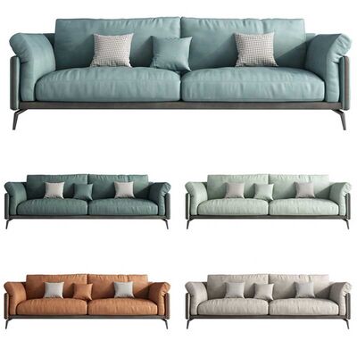 European Style Living Room Furniture Green Sectional Lounge Couch Sofas