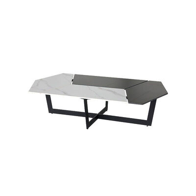 Minimalist Style Luxury Center Tables Retro Unique Shape Two Tone Color Palette