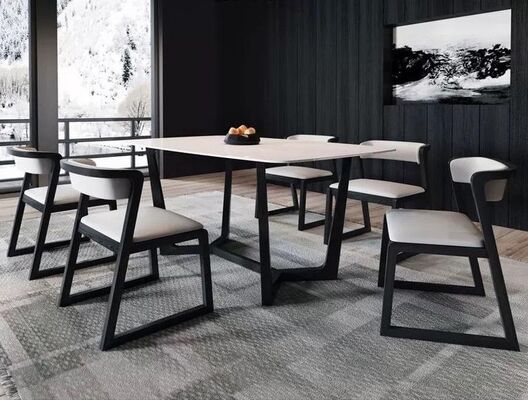 Scandinavian Oak Nordic Wooden Dining Chairs With Arm Home Antique 56x52x73cm