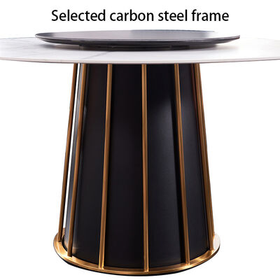 Nordic Luxury Dining Table And Chairs 6 Person Round Marble Dining Table Set For 4 8