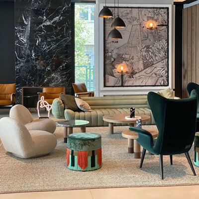 Contemporary Upholstered Sofa Chaise Sleeper Convertible Couch Sofa Sectional Gray 4 Seater