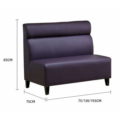 Patio Luxury Commercial Booth Seating Office L Shaped Restaurant Booth Private