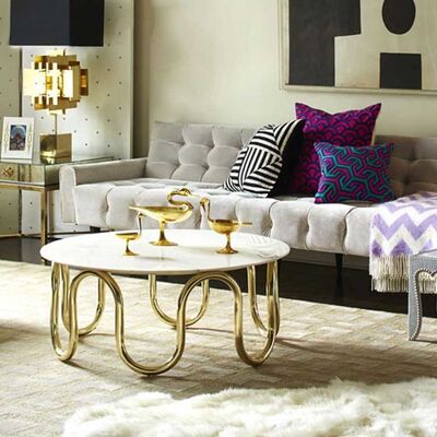 95x40CM Nordic Luxury Center Tables And Side Tables For L Shaped Sofa Light