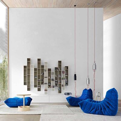 Fabric Single Seater Armchair High Density Foam Living Room Leisure Sofa