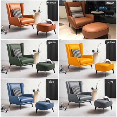 Nordic Design Single Seater Sofa Chairs Relaxing Luxury For Living Room