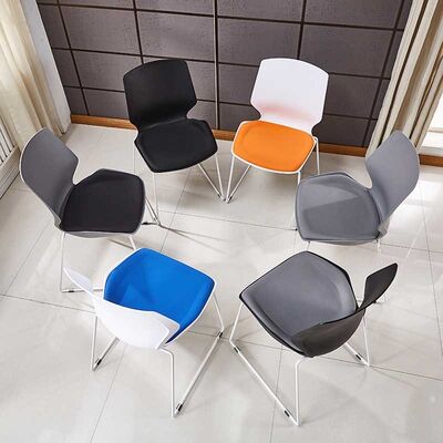Good price Outdoor Chairs Pp Back Metal Frame Stackable Leisure Dining Chair online