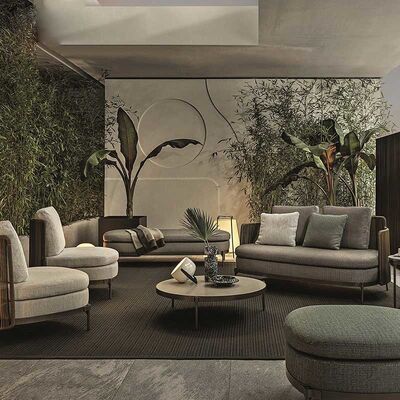 Good price Nordic Outdoor Garden Sofa Set Waterproof Sunscreen Patio Sofa Chair online