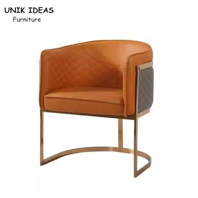 Good price Italian Postmodern Luxury Lounge Armchair Stainless Steel Leg online