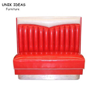 Good price American 1950s Retro Style Cafe Sofa Set Restaurant Dining Booth Anti Aging online