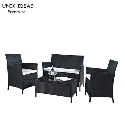 Good price 4 Pieces Rattan Wicker Furniture Set Waterproof Outdoor Garden Furniture Set online