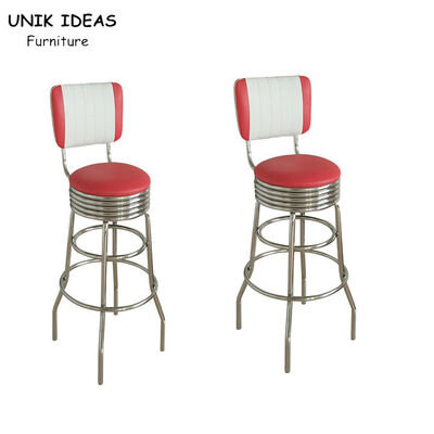 Good price American Design Metal Frame Bar Stools Industrial 50'S Customize online