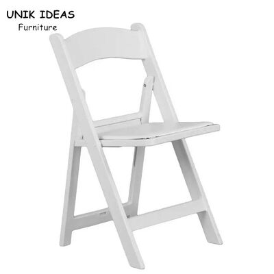 Good price Portable Stackable Folding Plastic Garden Chairs White Resin For Events Wedding Party online