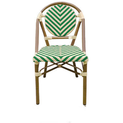 Good price Cheap Wholesale Aluminium Frame Stacking Restaurant Furniture Garden Sets Outdoor Bistro Chairs online