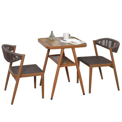 Good price Indoor and Outdoor Furniture Storage Space Saving Rattan Garden Table and Chairs online