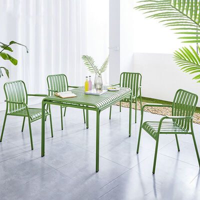 Good price Aluminum Metal Patio Terrace Balcony Leisure Chair and Table Set Outdoor Armchairs online