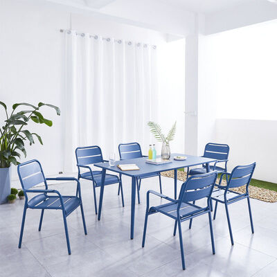 Good price Colorful Terrace Balcony Furniture Stackable Outdoor Garden Coffee Table and Chair Waterproof online