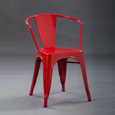 Good price Antique Industrial Metal Iron Dining Chair Restaurant Coffee Shop Chairs online