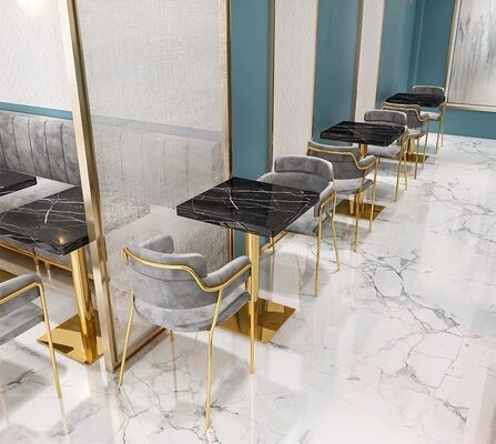 Good price Velvet Design Commercial Pub Hookah Lounge Dining Coffee Booth Sofa and Restaurant Table Chairs Set for Sale online