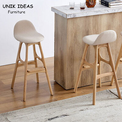 Good price White Classic Cafe Bar Stools Weight Capacity 400 Lbs Velvet Bar Chairs Japanese online
