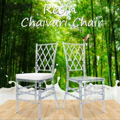 Good price Bride Groom Resin Wedding Banquet Chairs Stackable Chiavari Diamond Crystal 40x40x92cm online