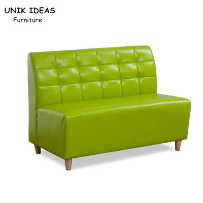 Good price Restaurant Leather Booth Seating Kitchen Dining Bench Comfortable Green online