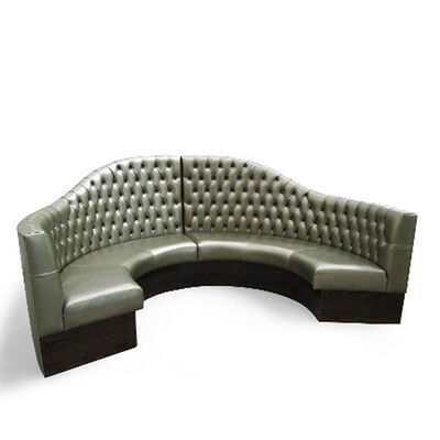 Good price 9 Seat U Shaped Sectional Sofa With Recliners High Back Nightclub Booth Seating online