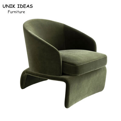 Good price Sofa Single Seater Armchair Velvet Green Lounge Italian Design 75x82x69cm online