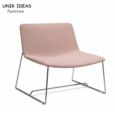 Good price Modern Comfortable Single Seater Sofa Without Arms Armless Pink Accent Hotel online