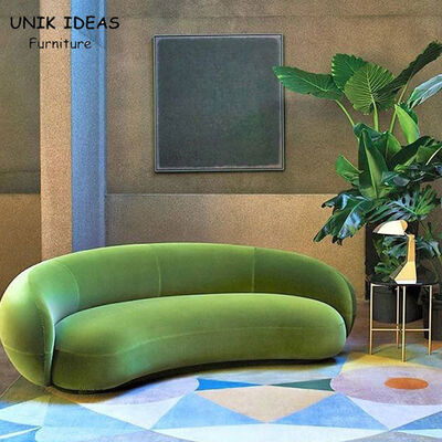 Good price Half Moon Shaped Sectional Living Room Couch Sets With Recliners Long Booth 160cm online