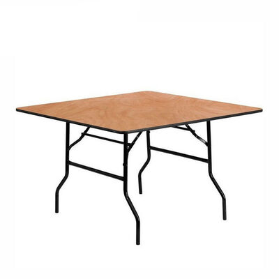 Good price Outdoor Square Folding Banquet Table Plywood Party Cocktail Tables online